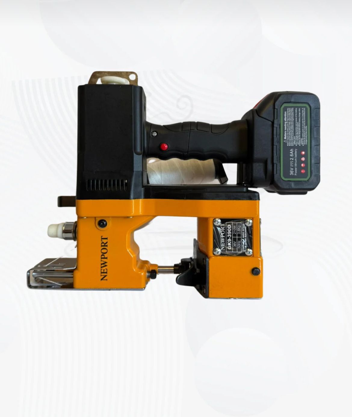 NEWPORT AKÜLÜ ÇUVAL AĞZI DİKİŞ MAKİNASI 