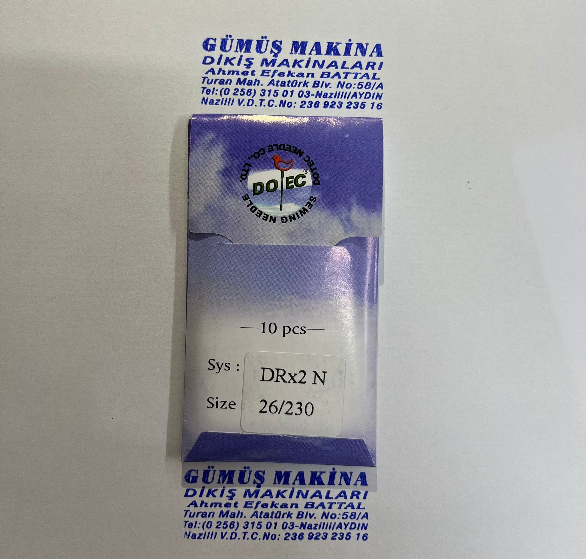 DRX2 26/230 SABİT TİP ÇUVAL AĞZI DİKİŞ MAKİNASI İĞNESİ (10 ADET)